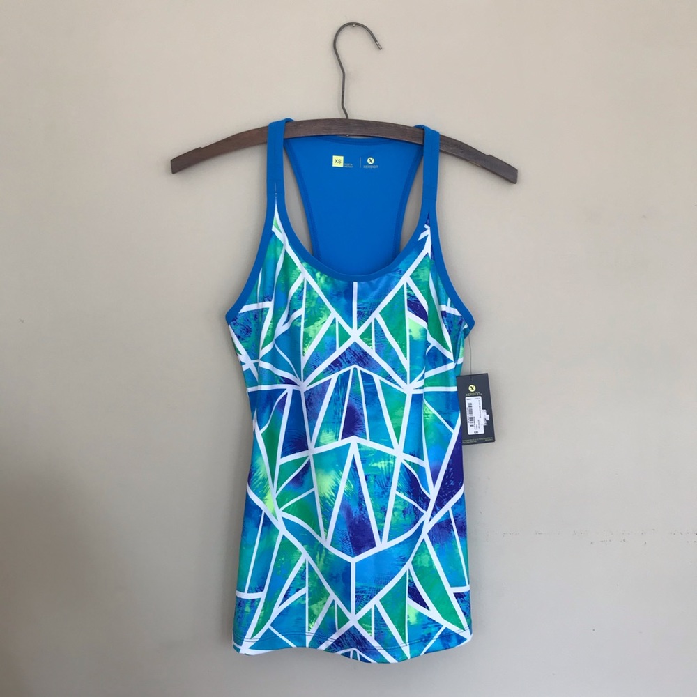 Geometric Exercise Tank Top